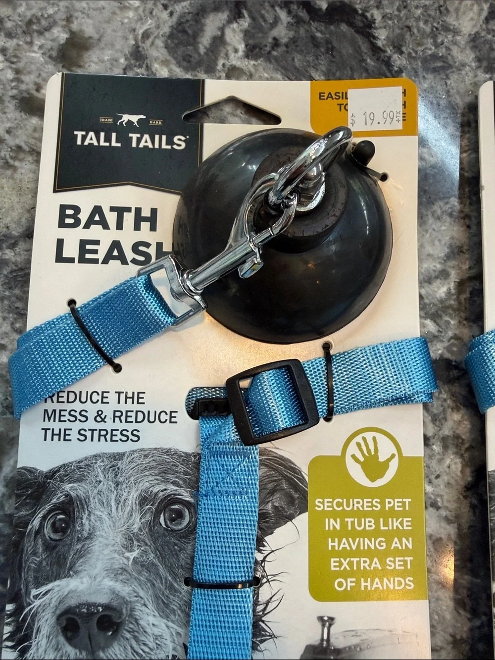 Tall Tails blue bath